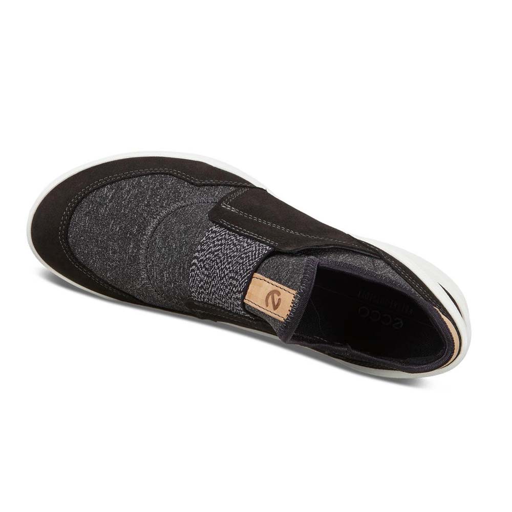 Ecco Biom Street. Slip-on Joggesko Dame Svarte | NO 212OKI